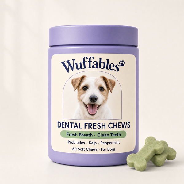 Wuffables Dental Fresh Chews jar